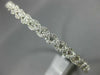 1.43CT DIAMOND 18K WHITE GOLD INFINITY ETOILE SEMI ETERNITY LOVE BANGLE BRACELET