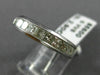ESTATE WIDE 2.90CT PRINCESS CUT DIAMOND 14KT WHITE GOLD 3D ETERNITY RING #22375