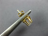 ESTATE .50CT DIAMOND 14KT YELLOW GOLD 3D CLASSIC ROUND FUN LOVE STUD EARRINGS