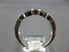 1.12CT DIAMOND 14KT WHITE GOLD 3D CHANNEL SEMI BEZEL WEDDING ANNIVERSARY RING