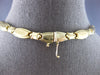WIDE & LONG 1.82CT DIAMOND 14KT 2 TONE GOLD OVAL SEMI ETERNITY TENNIS NECKLACE