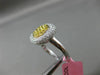 ESTATE WIDE .89CT DIAMOND 18KT WHITE & YELLOW GOLD CLUSTER FILIGREE CLASSIC RING