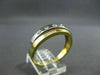 ESTATE WIDE .15CT DIAMOND 18KT WHITE & YELLOW GOLD ETOILE ANNIVERSARY RING 18834