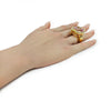 LARGE 50.58CT DIAMOND & AAA KUNZITE 18KT YELLOW GOLD CUSHION & ROUND SQUARE RING