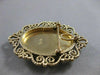 ANTIQUE ART NOUVEAU DIAMOND RUBY 14K GOLD LADY CAMEO FILIGREE PIN PENDANT #21228