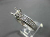 LARGE 2.20CT DIAMOND 14KT WHITE GOLD PRINCESS SEMI MOUNT ENGAGEMENT RING #21990