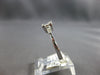 .50CT DIAMOND 18KT WHITE GOLD 3D PRINCESS & BAGUETTE INVISIBLE ENGAGEMENT RING