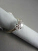ESTATE 1.0CT 14KT WHITE & YELLOW GOLD PAST PRESENT FUTURE MILGRAIN DIAMOND RING