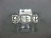 .21CT DIAMOND 18KT WHITE GOLD 3D MULTI OVAL LINK SEMI ETERNITY ANNIVERSARY RING
