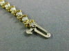 ESTATE .30CT DIAMOND 14KT WHITE & YELLOW GOLD CLASSIC "S" TENNIS BRACELET #22380