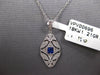 .32CT DIAMOND & AAA SAPPHIRE 18KT WHITE GOLD PRINCESS TEAR DROP FLOATING PENDANT
