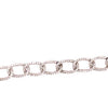 ESTATE 1.30CT DIAMOND 18KT WHITE GOLD 3D CLASSIC OVAL TENNIS BRACELET