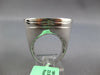 EXTRA LARGE 2.89CT DIAMOND 18KT WHITE & BLACK GOLD 3D FLOWER CIRCULAR FUN RING