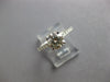 ESTATE 1.24CT DIAMOND 18KT WHITE GOLD 3D ROUND CLASSIC SOLITAIRE ENGAGEMENT RING
