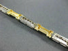 ESTATE 1.40CT DIAMOND 14KT WHITE & YELLOW GOLD BRACELET SIMPLY BEAUTIFUL #10120