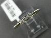 ESTATE .04CT ROUND DIAMOND 14K WHITE GOLD 3D FIVE STONE MILGRAIN BEADED FUN RING