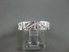 ANTIQUE WIDE .35CT DIAMOND 18KT WHITE GOLD 3D FILIGREE SQUARE ETERNITY RING 9253