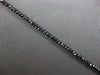 ESTATE 7.34CT BLACK DIAMOND 14KT WHITE GOLD 3D CLASSIC ETERNITY TENNIS BRACELET