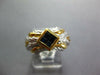.55CT AAA SAPPHIRE 18KT YELLOW GOLD 3D PRINCESS INVISIBLE SQUARE BEZEL FUN RING