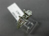 0.76CT ROUND & BAGUETTE DIAMOND 14K 2 TONE GOLD SEMI MOUNT ENGAGEMENT RING #1560