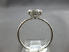1.21CT SALT & PEPPER DIAMOND 18K WHITE GOLD SOLITAIRE PEAR SHAPE ENGAGEMENT RING