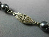 ESTATE AAA TAHITIAN PEARL 14KT WHITE GOLD 3D CLASSIC FILIGREE NECKLACE #26514