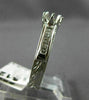 ESTATE .30CT DIAMOND 18KT WHITE GOLD 3D ROUND SEMI MOUNT ENGAGEMENT RING #8990