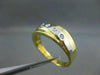 ESTATE WIDE .15CT DIAMOND 18KT WHITE & YELLOW GOLD ETOILE ANNIVERSARY RING 18834