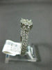 ESTATE .75CT ROUND DIAMOND 14K WHITE GOLD CLASSIC SOLITAIRE HALO ENGAGEMENT RING