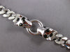.82CT DIAMOND AAA SAPPHIRE & BLACK ENAMEL 14KT WHITE GOLD PANTHER CUBAN BRACELET