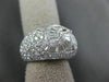 ESTATE 5.18CT ROUND & BAGUETTE DIAMOND 18K WHITE GOLD 3D INFINITY LOVE KNOT RING
