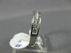ESTATE .85CT DIAMOND 18KT WHITE GOLD 3D SEMI ETERNITY CHANNEL ANNIVERSARY RING