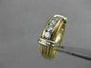 ESTATE .40CTW DIAMOND 14K WHITE YELLOW GOLD MENS WEDDING RING 6MM 6.75 #2155