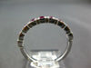 .57CT AAA RUBY 14KT WHITE GOLD 3D ROUND FILIGREE SEMI ETERNITY ANNIVERSARY RING