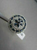 ANTIQUE WIDE FILIGREE 14KT 2.25CTW G VS DIAMOND & AAA BLUE SAPPHIRE RING AMAZING