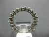 3.0CT ROUND DIAMOND 14K WHITE GOLD 3D SHARE PRONG ETERNITY ANNIVERSARY RING 1352
