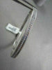 ANTIQUE MILGRAIN 2.0CT DIAMOND 14KT WHITE GOLD 5MM WIDE BANGLE ONE OF A KIND!!!!