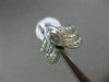 ESTATE WIDE 1.15CT OLD MINE DIAMOND 14K WHITE GOLD 3D MARQUISE V ENGAGEMENT RING
