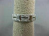 ANTIQUE WIDE 1.69CT DIAMOND PLATINUM 3D ETERNITY WEDDING ANNIVERSARY RING #21351