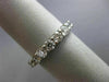 ESTATE 2.47CT ROUND DIAMOND 14KT WHITE GOLD 3D ETERNITY WEDDING ANNIVERSARY RING