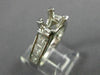 ESTATE 1.50CT DIAMOND 14KT WHITE GOLD CLASSIC 4 PRONG SEMI MOUNT ENGAGEMENT RING