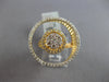LARGE 1.04CT DIAMOND 14KT ROSE GOLD CLUSTER FLOWER CIRCLE OF LIFE FILIGREE RING