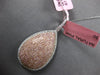 EXTRA LARGE 1.95CT WHITE & PINK DIAMOND 18KT WHITE & ROSE GOLD TEAR DROP PENDANT