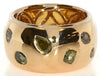 LARGE 2.04CT MULTI COLOR DIAMOND 18KT ROSE GOLD 3D MULTI SHAPE ANNIVERSARY RING