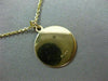 ESTATE 14KT YELLOW GOLD OUR LADY OF MOUNT CARMEL PRAY FOR US PENDANT #25078