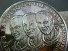 LANDING ON THE MOON E.ALDRIN N.ARMSTRONG M.COLLINS SILVER COIN 925 #22195