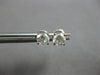 ESTATE .70CT DIAMOND 14K WHITE GOLD CLASSIC ROUND SOLITAIRE STUD EARRINGS #28174