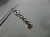 ESTATE LARGE .70CT DIAMOND 14KT TWO TONE GOLD 3D MESH MOVABLE BALL HOOP EARRINGS