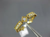 .41CT DIAMOND 18K YELLOW GOLD FILIGREE MILIGRAIN 3/4TH ETERNITY ANNIVERSARY RING