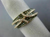 1.32CT WHITE & CHOCOLATE FANCY DIAMOND 14K ROSE & BLACK GOLD 3D CRISS CROSS RING